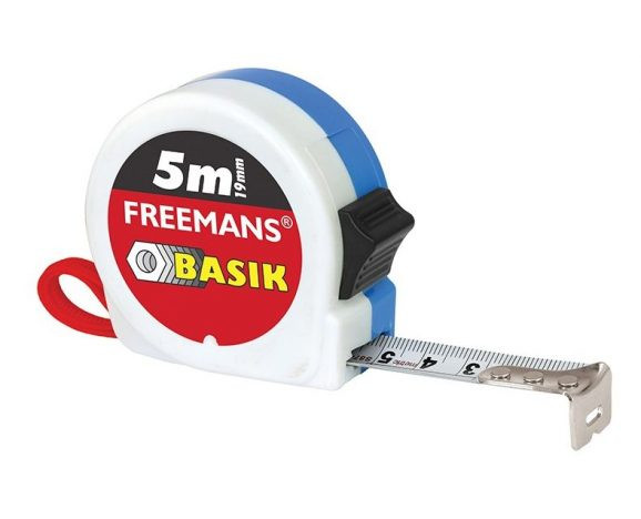 Measuring Tape  Freemans   BASIK   BKL1025    Length 10m    Width 25mm